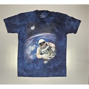 Smithsonian Astronaut‎ T-Shirt Mens 3XL. Tie Dye NASA Outer Space Space Walk.